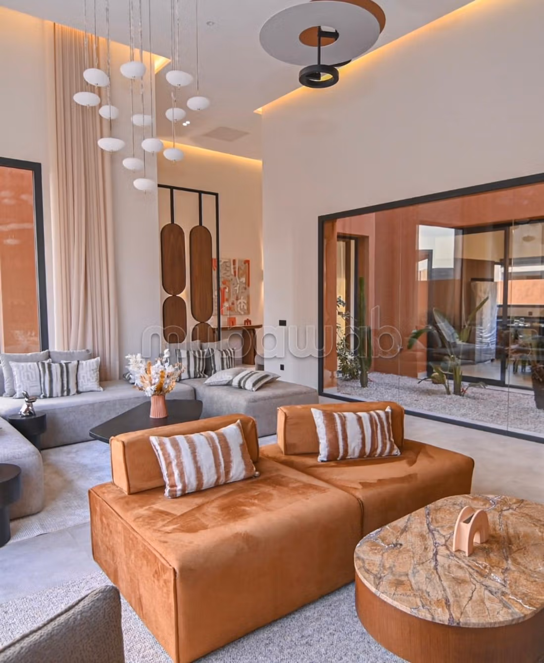 Exceptional architect-designed villa with pool & wellness area & cinema