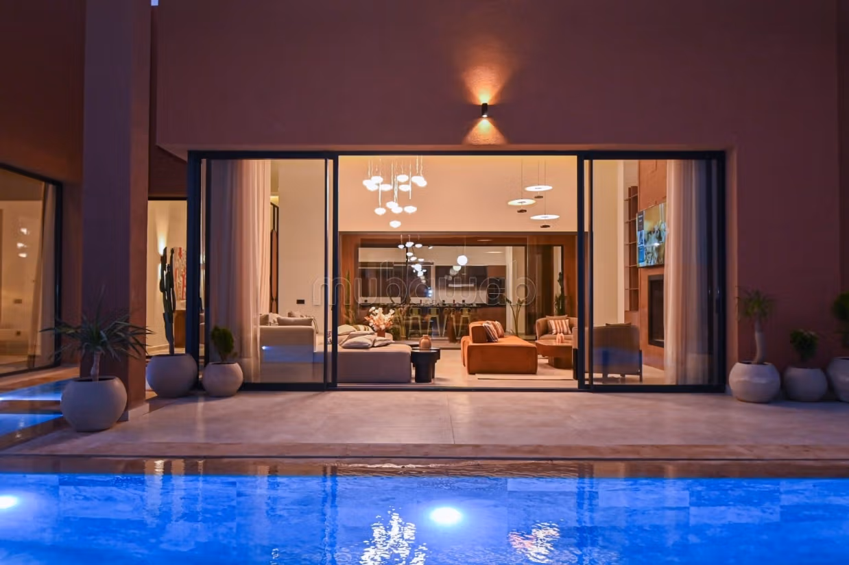 Exceptional architect-designed villa with pool & wellness area & cinema