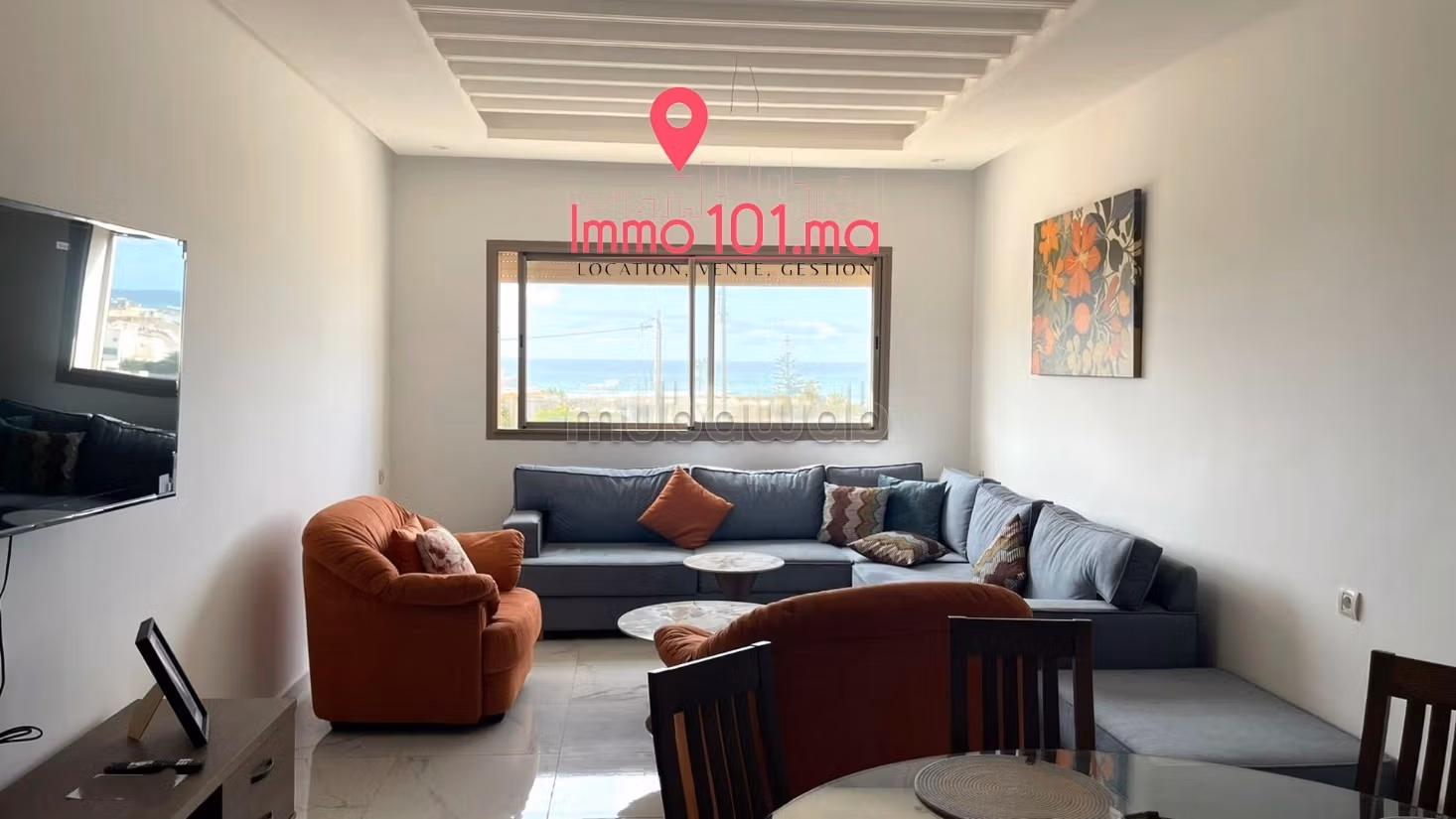 Location appartement avec vue sur mer à Harhoura — 2