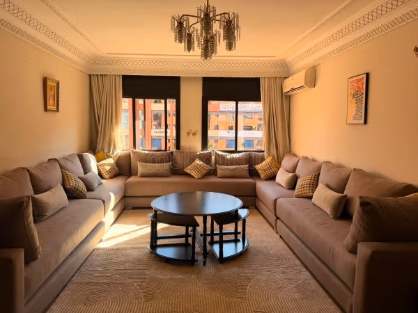 Bel Appartement meublé à louer en plein Guéliz