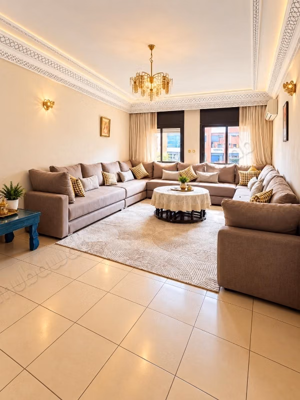 Bel Appartement meublé à louer en plein Guéliz