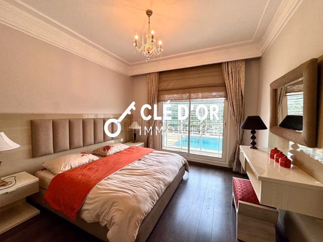 Appartamento S3 arredato con piscina e vista lago