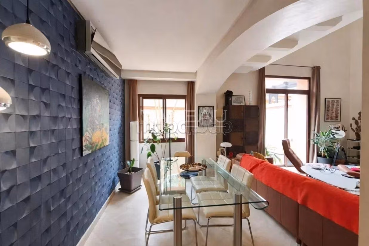 Duplex op de begane grond in het hart van Guéliz