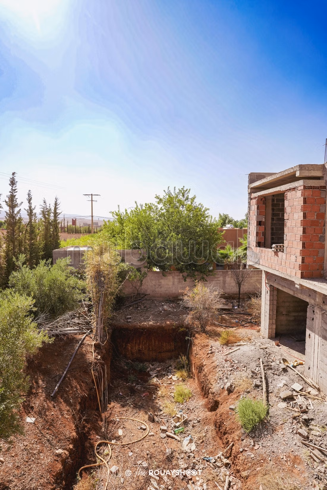 Dream villa under construction in Ourika