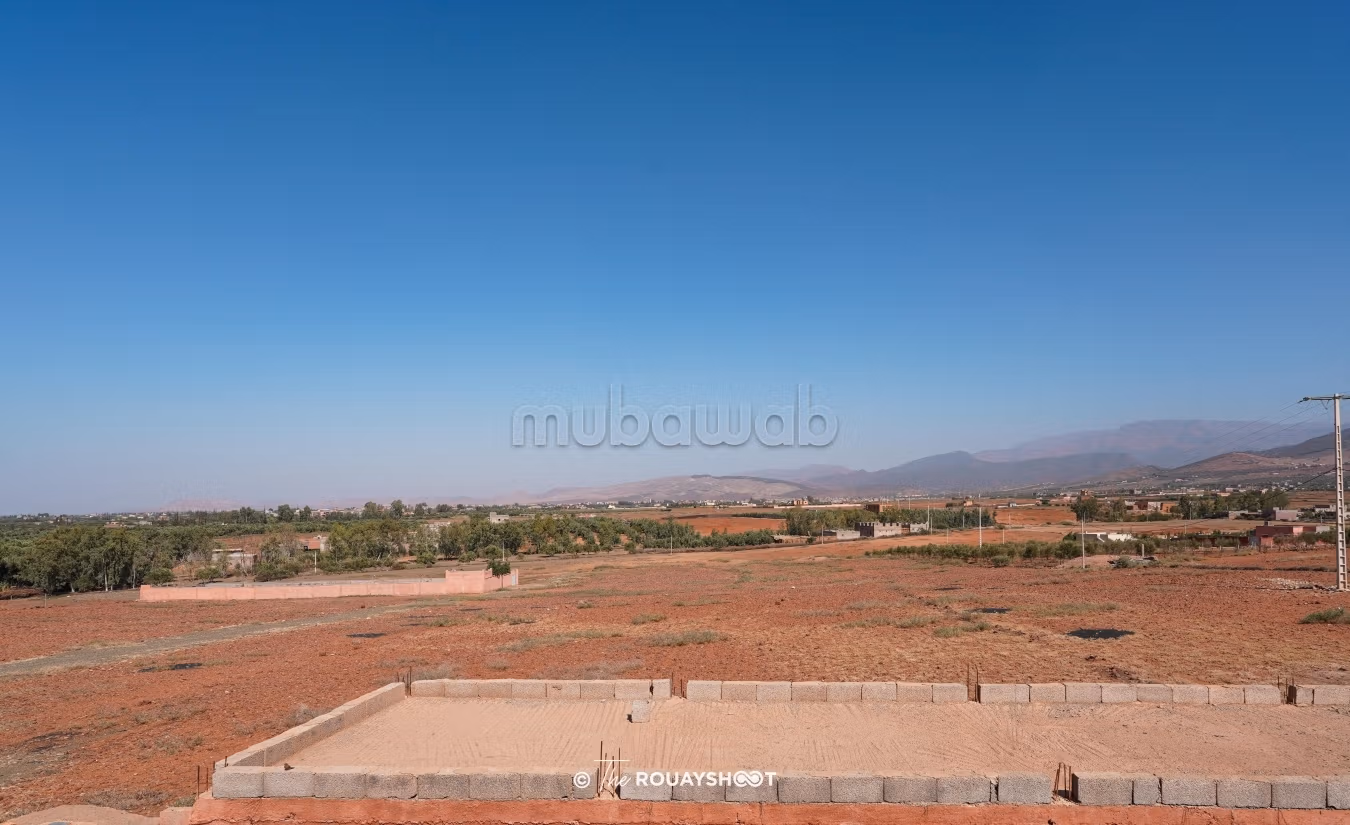 Dream villa under construction in Ourika