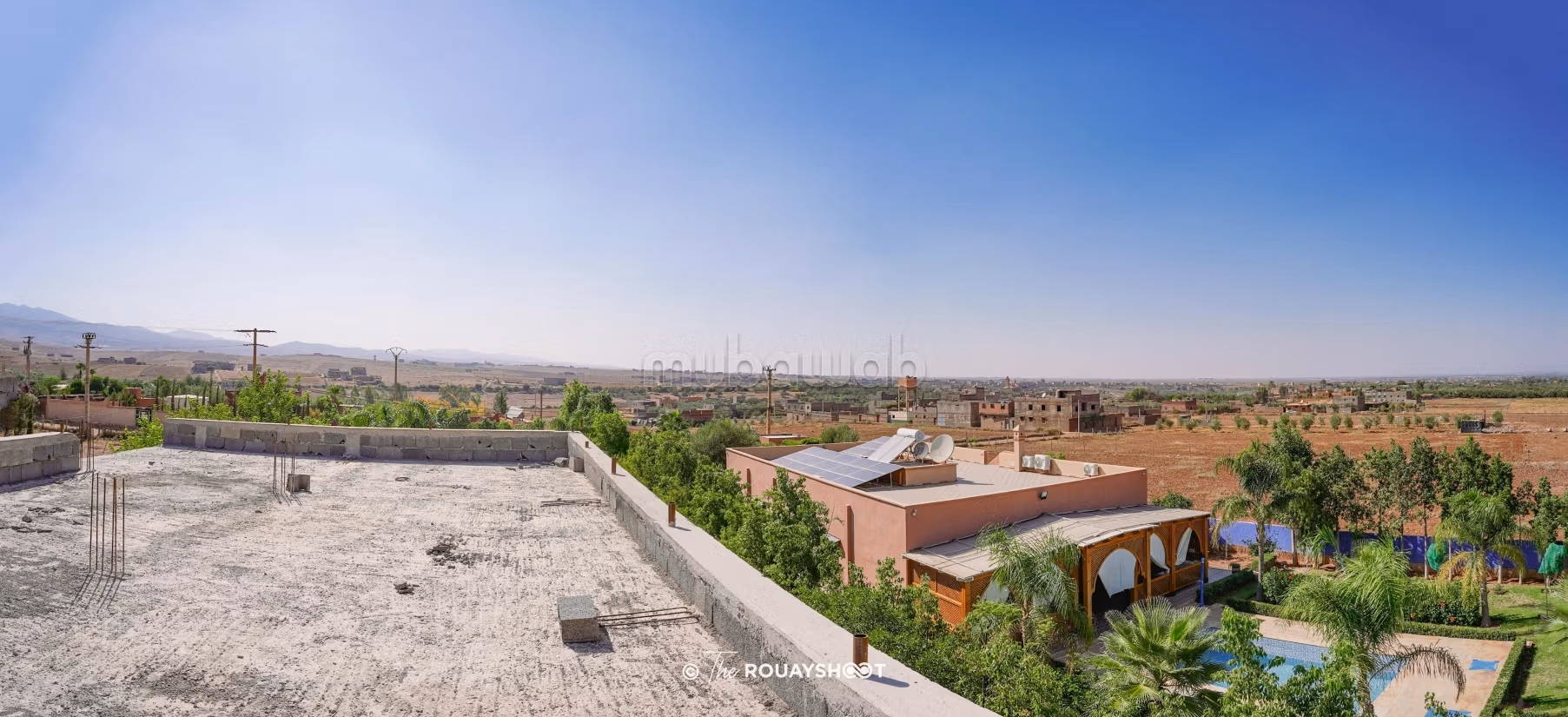 Dream villa under construction in Ourika