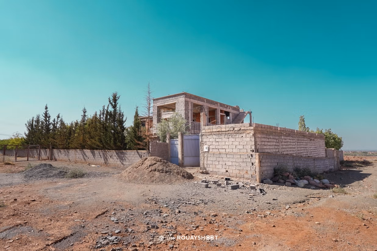 Dream villa under construction in Ourika
