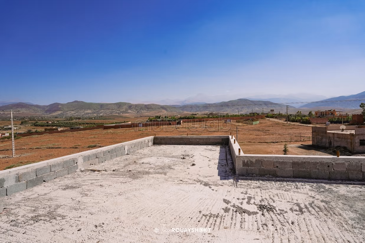 Dream villa under construction in Ourika