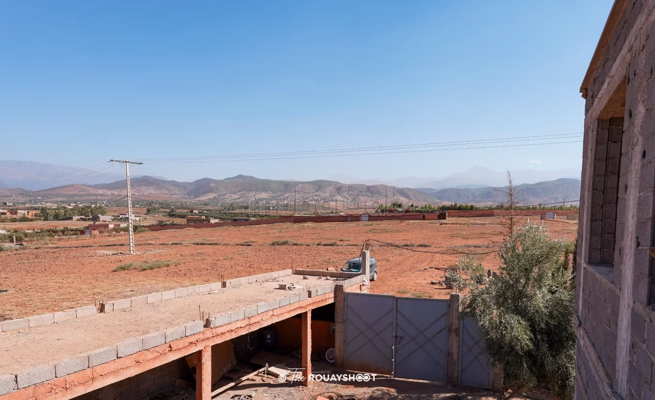 Dream villa under construction in Ourika