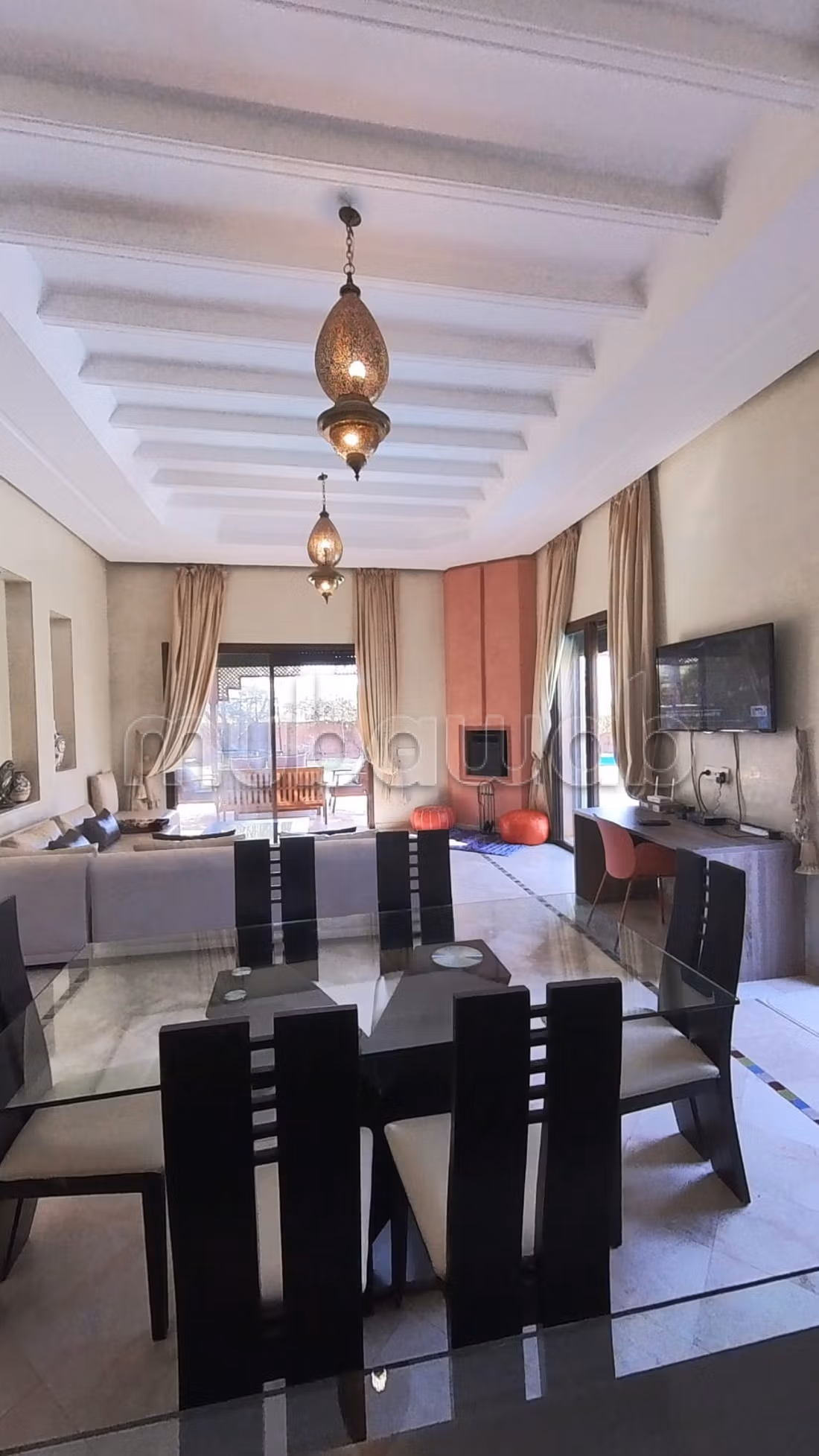 Luxury villa 3BR, Heated pool, Fes Road