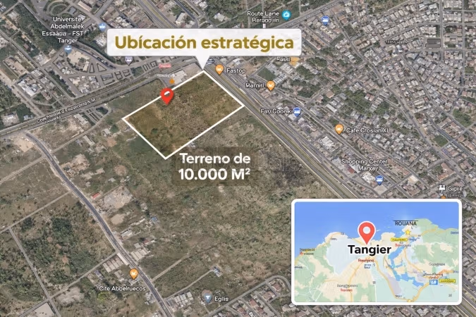TERRAIN À VENDRE – TANGER GZNAYA 
أرض للبيع – طنجة كزناية
