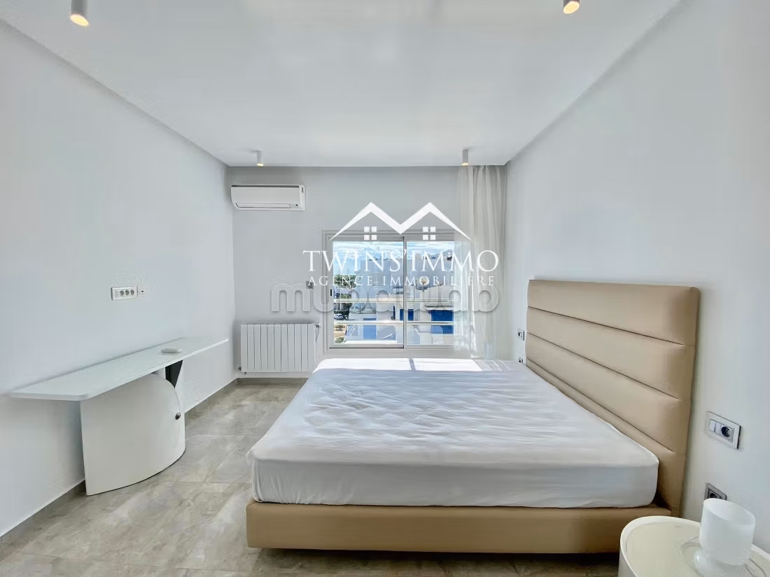 Appartamento S2 arredato a Gammarth, Vista mare