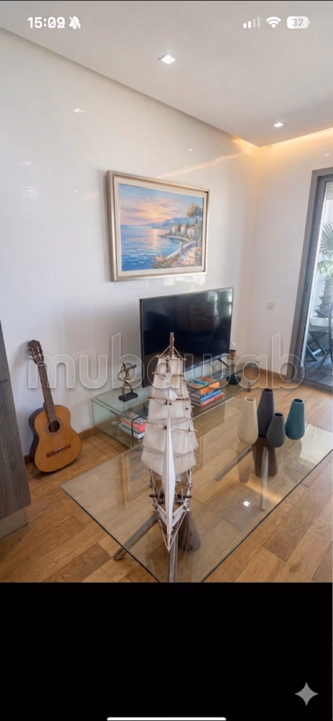 Splendido appartamento in affitto a Casablanca Marina. 1 bella camera da letto. Ammobiliato