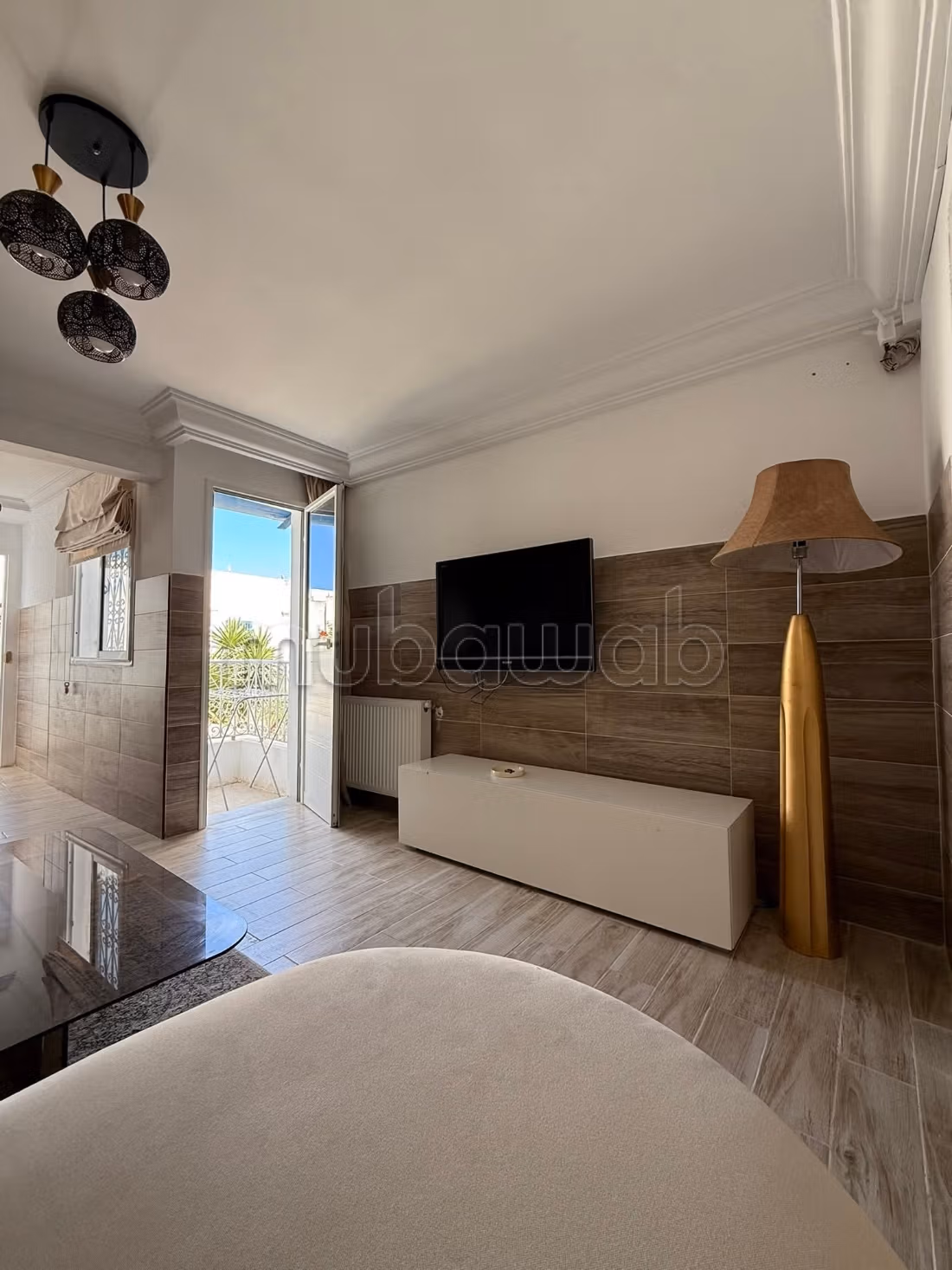 Appartement en location à Sidi Bousaid. Surface de 70 m². Grande terrasse