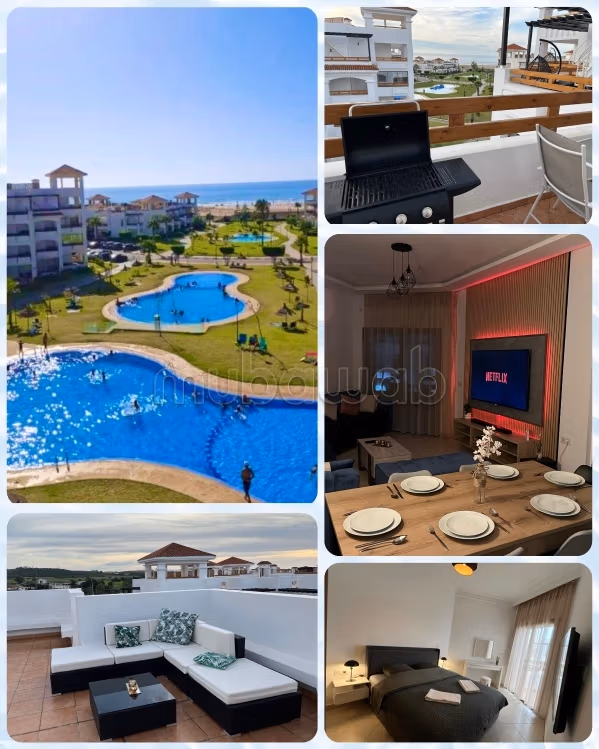 Beachfront Apartment • Private Solarium • 4 Pools