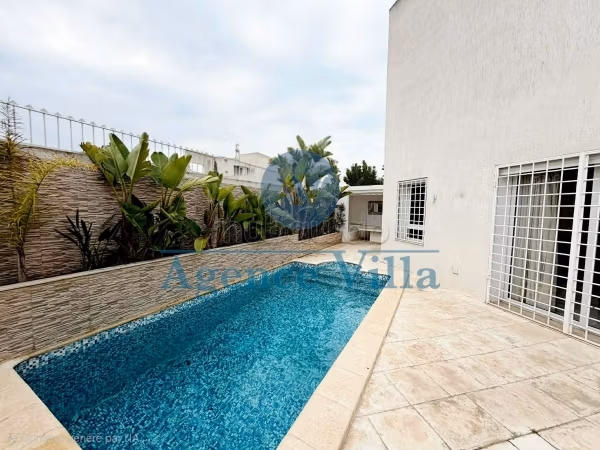Villa semi-indipendente affascinante con piscina a La Marsa