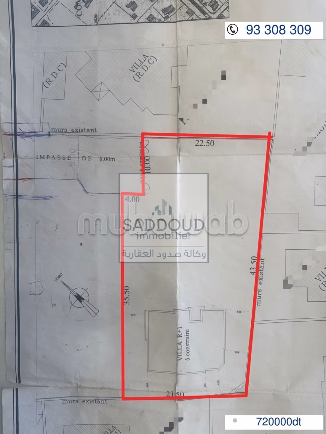  Terrain de prestige à vendre Route Lafran klm 4