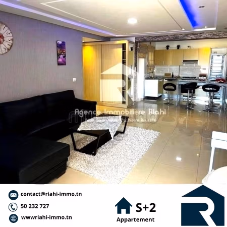 FOR SALE, Furnished S2 Apartment in Sahloul 2