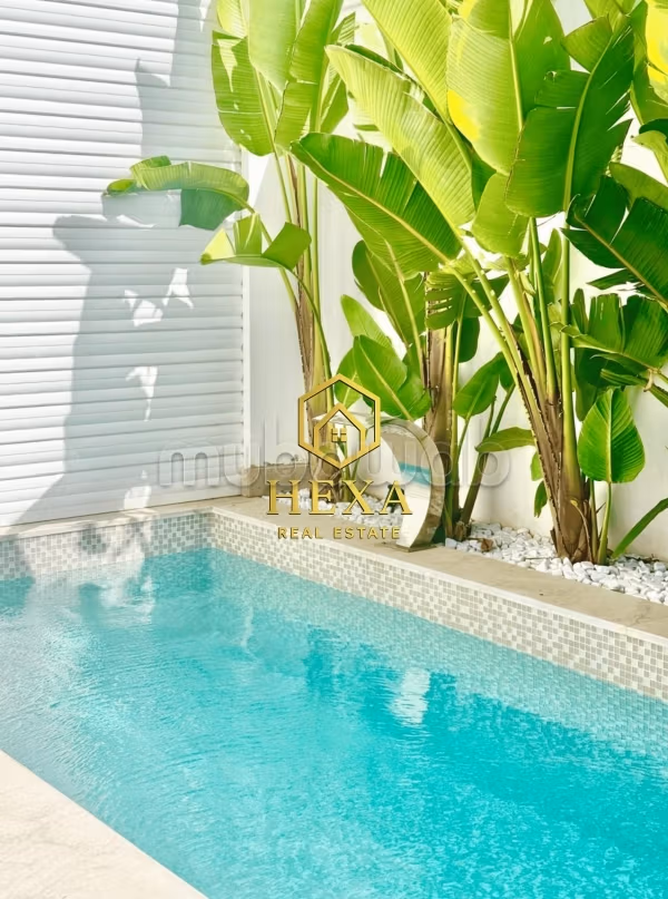 For rent a S5 villa with pool in Gammarth