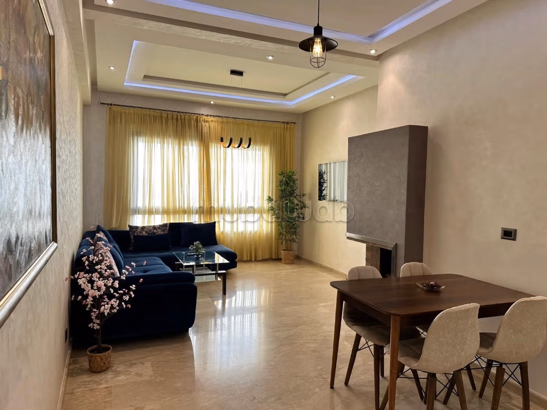 Apartment for rent in Ain Diab. 3 rooms. Storage unit