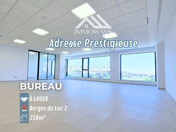 Bureau 220m² cadre prestigieux Lac 2
