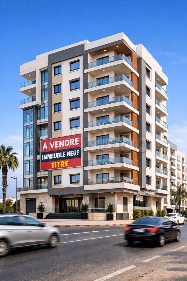 Immeuble neuf avec ascenseur à vendre sur axe principal Titr