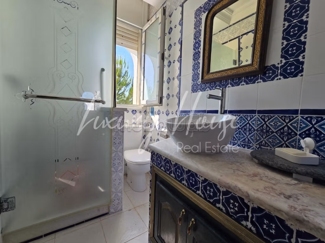 Duplex S3 arredato con vista mare in affitto a Gammarth