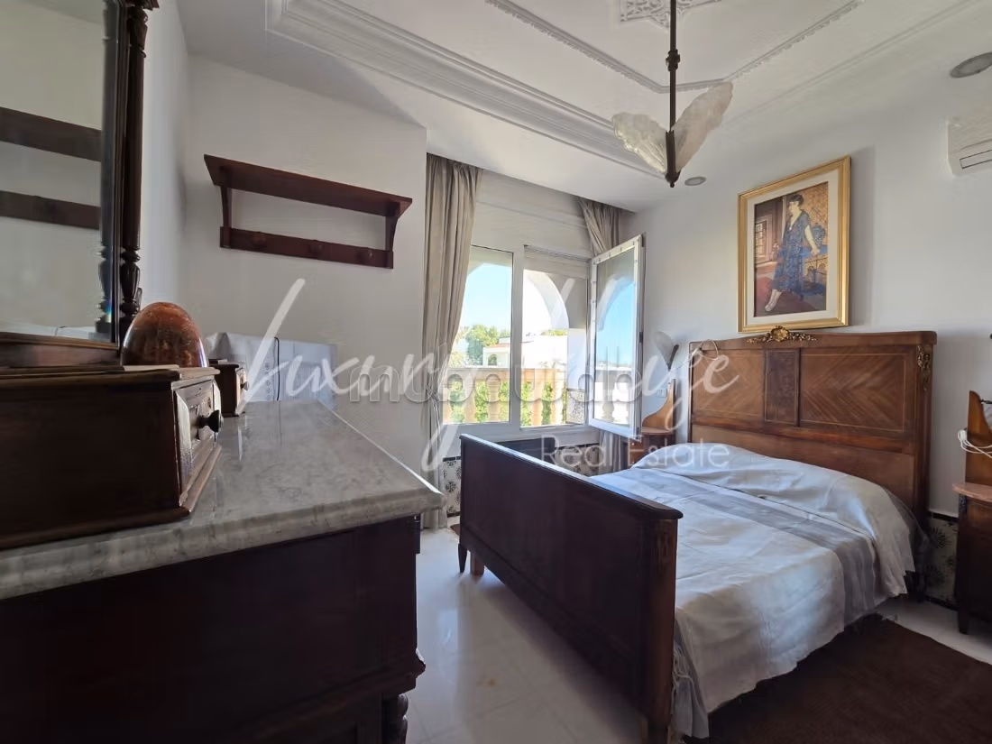 Duplex S3 arredato con vista mare in affitto a Gammarth