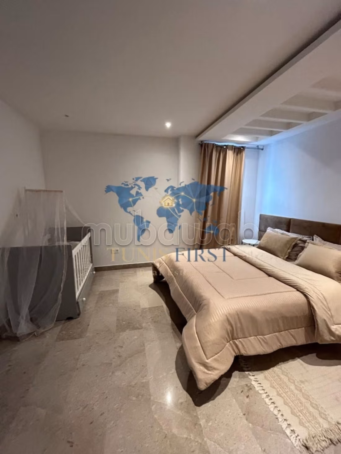 In affitto un duplex S2 arredato con giardino a Cartagine