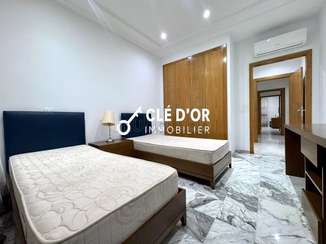 Appartement S3 meublé à louer au Jardin de Carthage