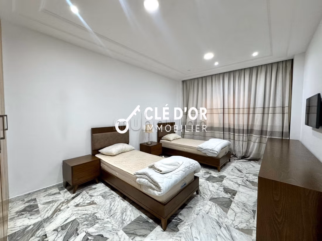 Appartement S3 meublé à louer au Jardin de Carthage