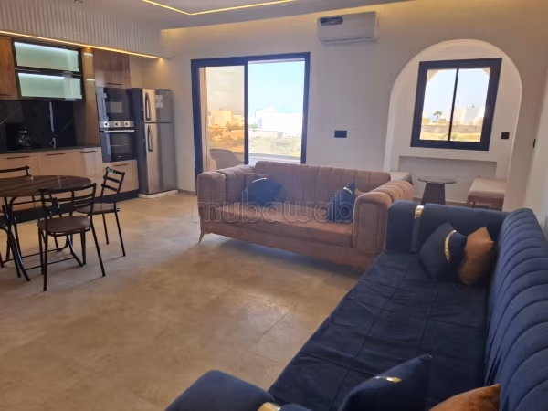 Location d'un appartement à mansoura, kélibia la blanche. 
2 belles chambres. 
Salon spacieux