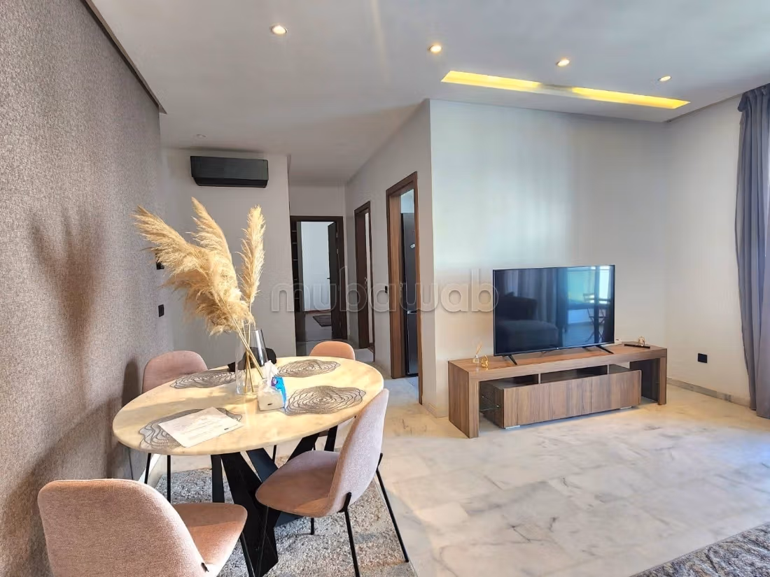 Appartamento in affitto a Casablanca Finance City. 2 belle camere da letto. Arredato
