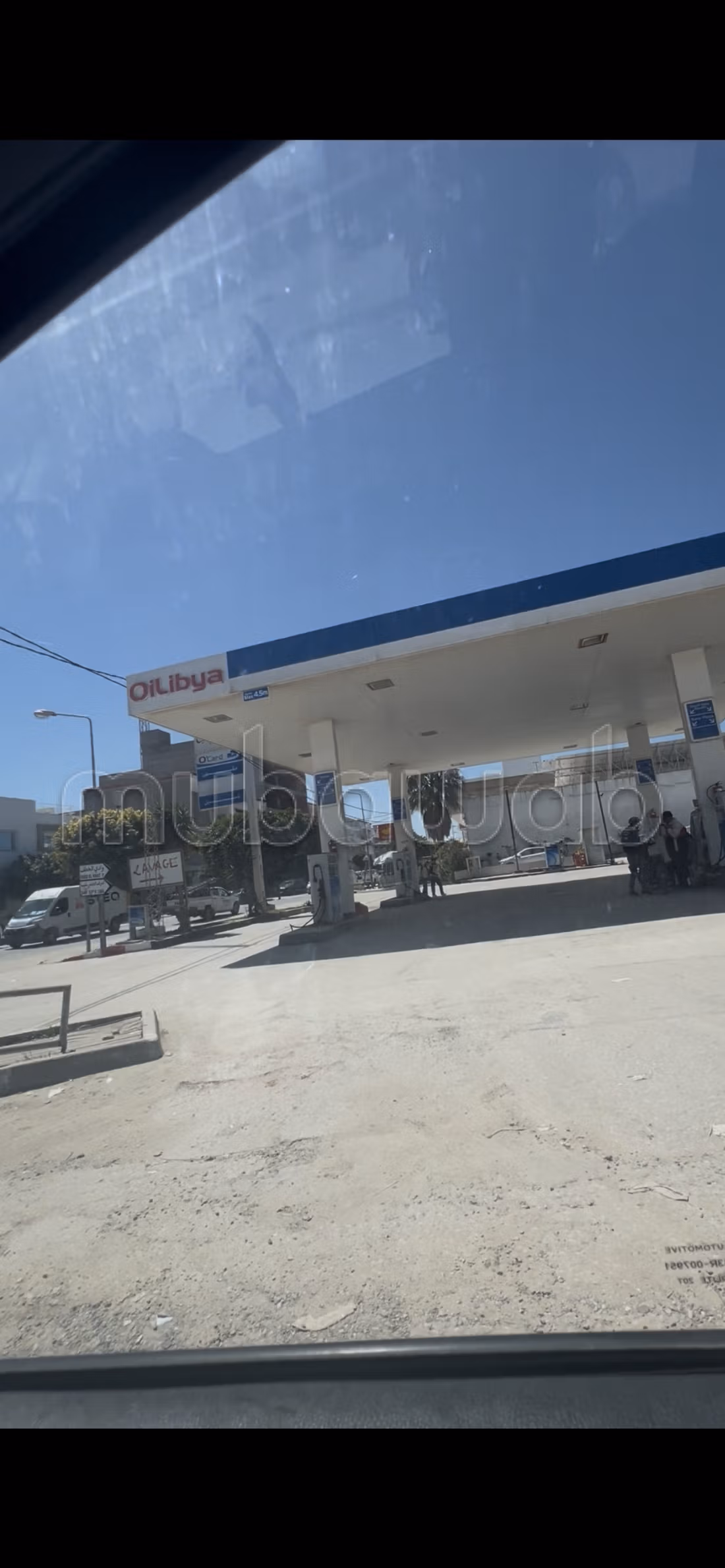 Il terreno dietro il chiosco a Klibia