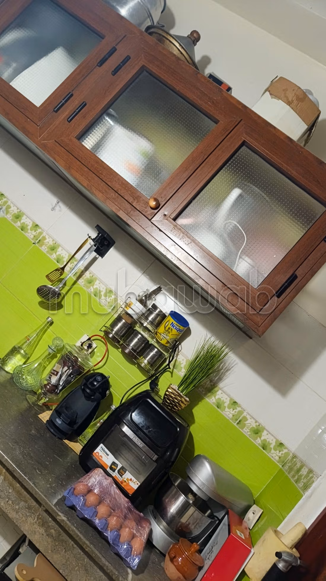 Superbe appartement à vendre à rue aviations sale aayeda. 
2 chambres agréables