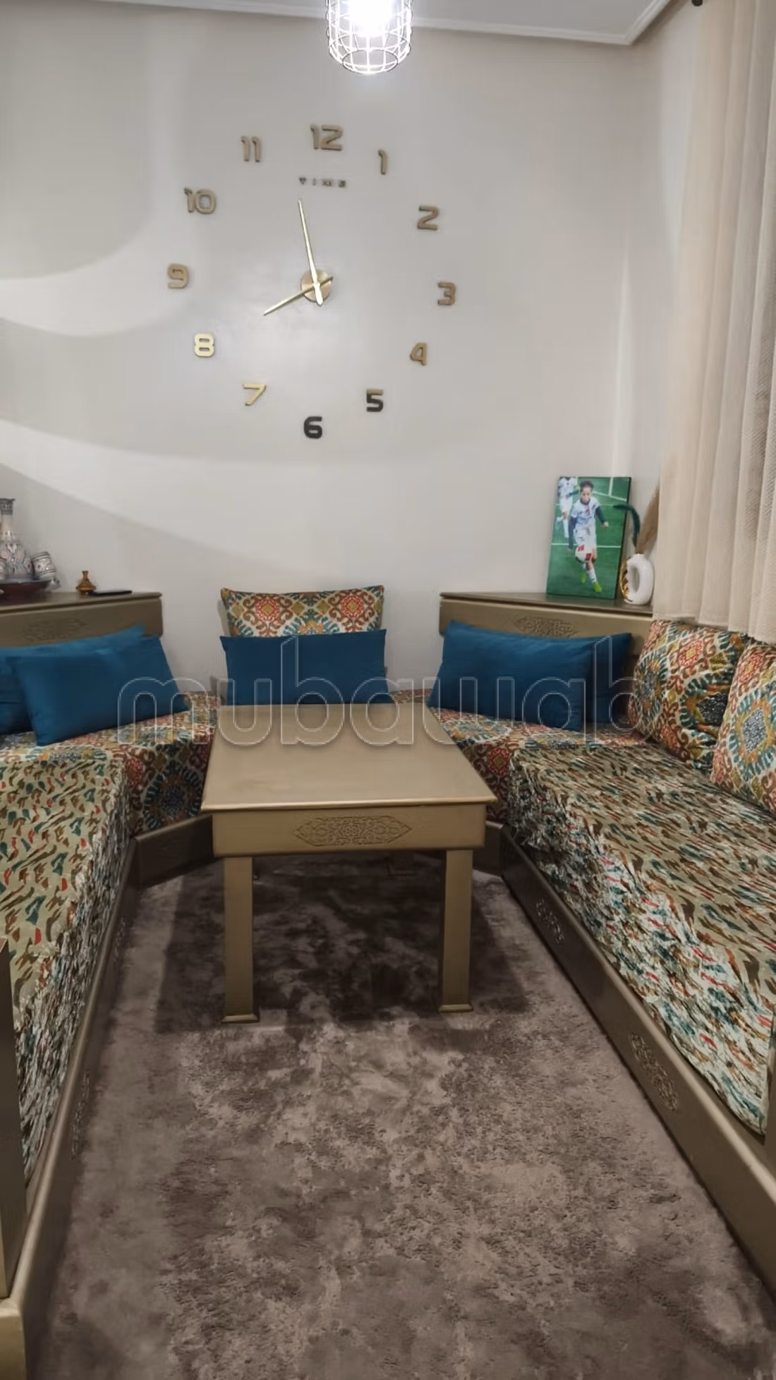 Superbe appartement à vendre à rue aviations sale aayeda. 
2 chambres agréables