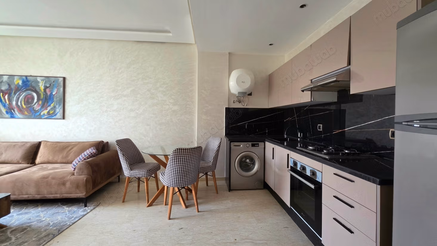 Furnished studio with terrace in the Oasis