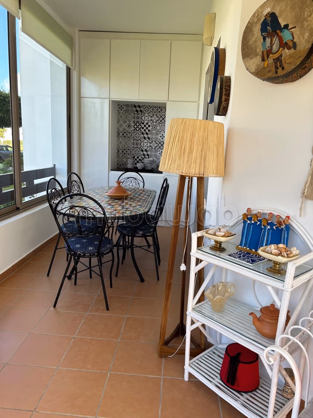 Superbe appartement à vendre à Asilah. 2 grandes pièces. Résidence avec piscine