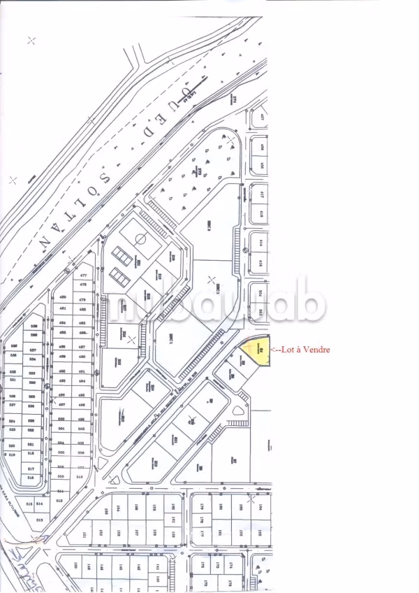 Terreno 663 m2 a Città Riadh Borj Cedria