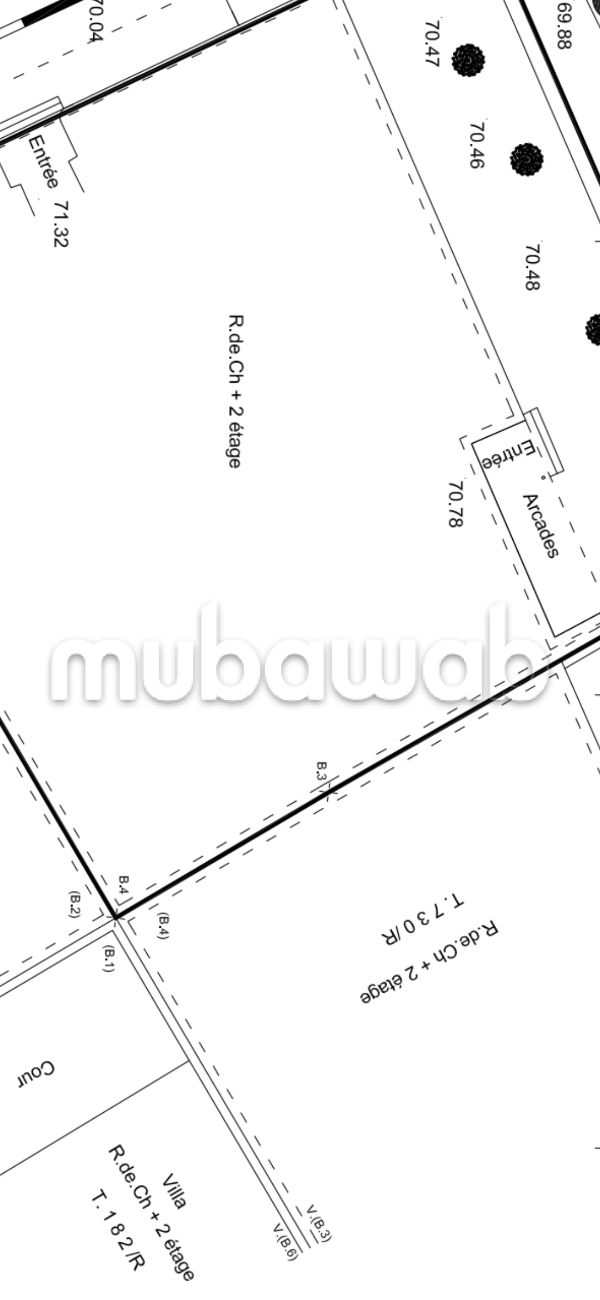 Terrain zone immeuble 280m 
Hassan