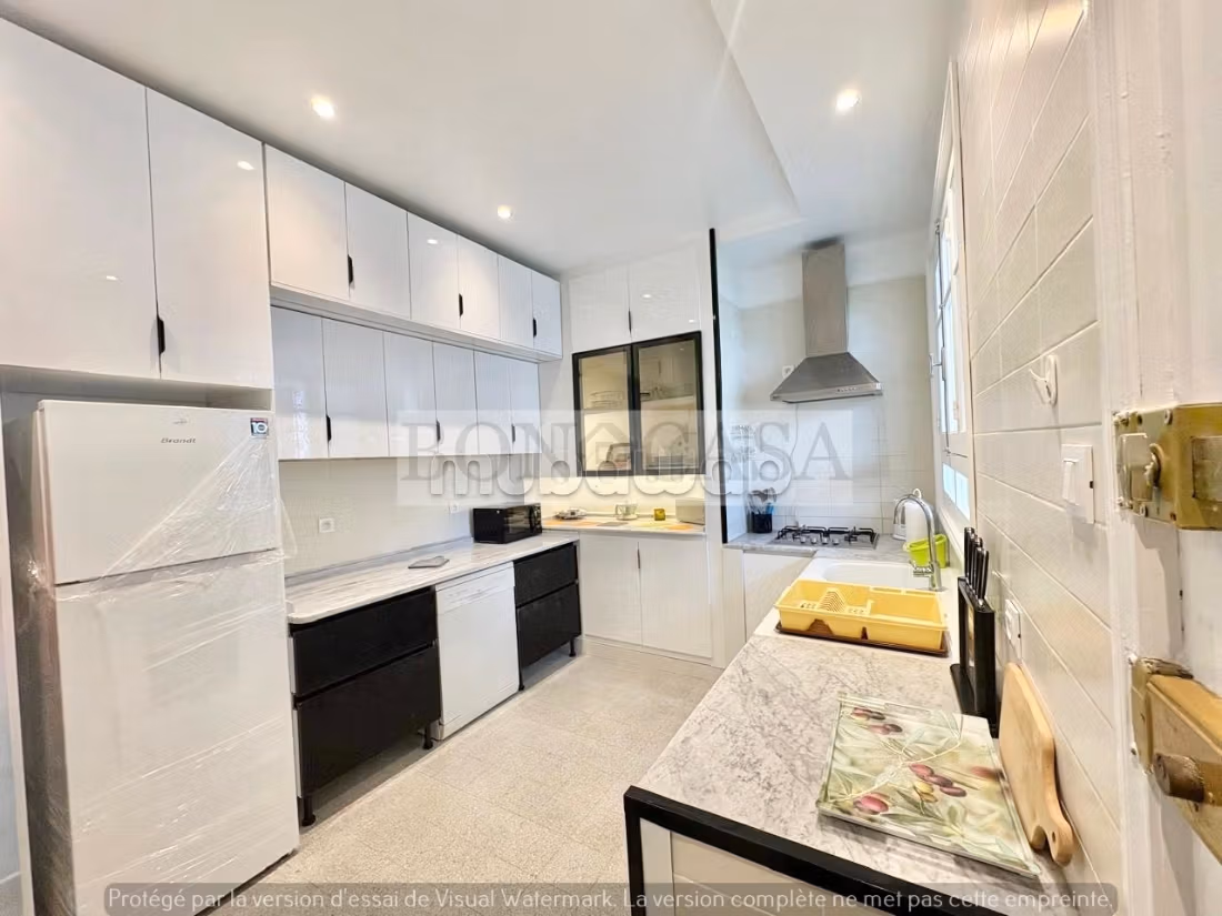 S3 Meublé avec jardin à louer au coeur de la Marsa