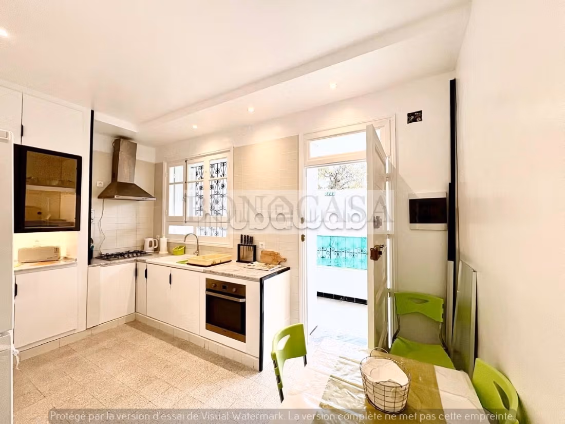 S3 Meublé avec jardin à louer au coeur de la Marsa