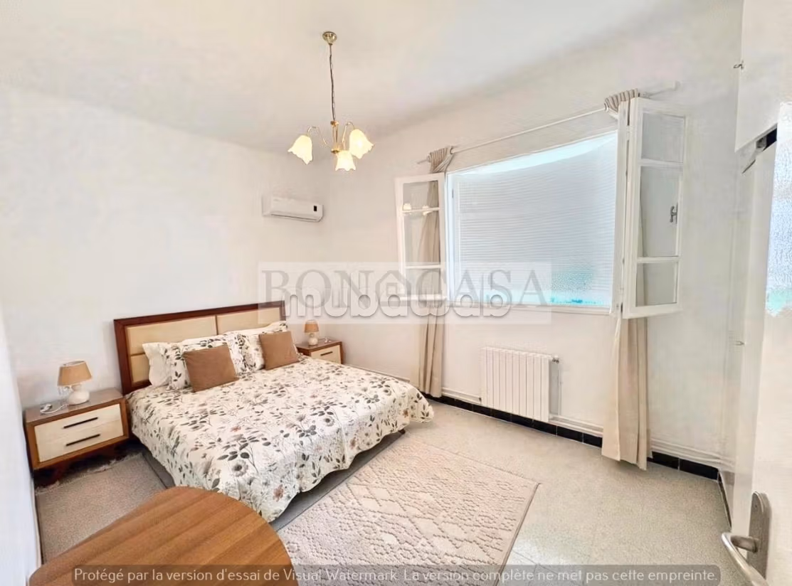 S3 Meublé avec jardin à louer au coeur de la Marsa
