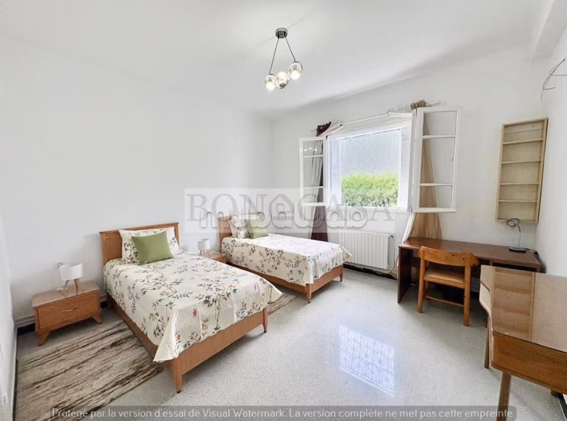 S3 Meublé avec jardin à louer au coeur de la Marsa