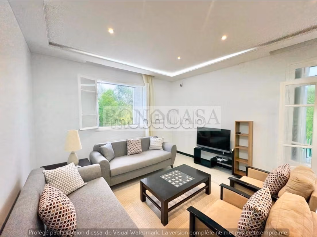 S3 Meublé avec jardin à louer au coeur de la Marsa