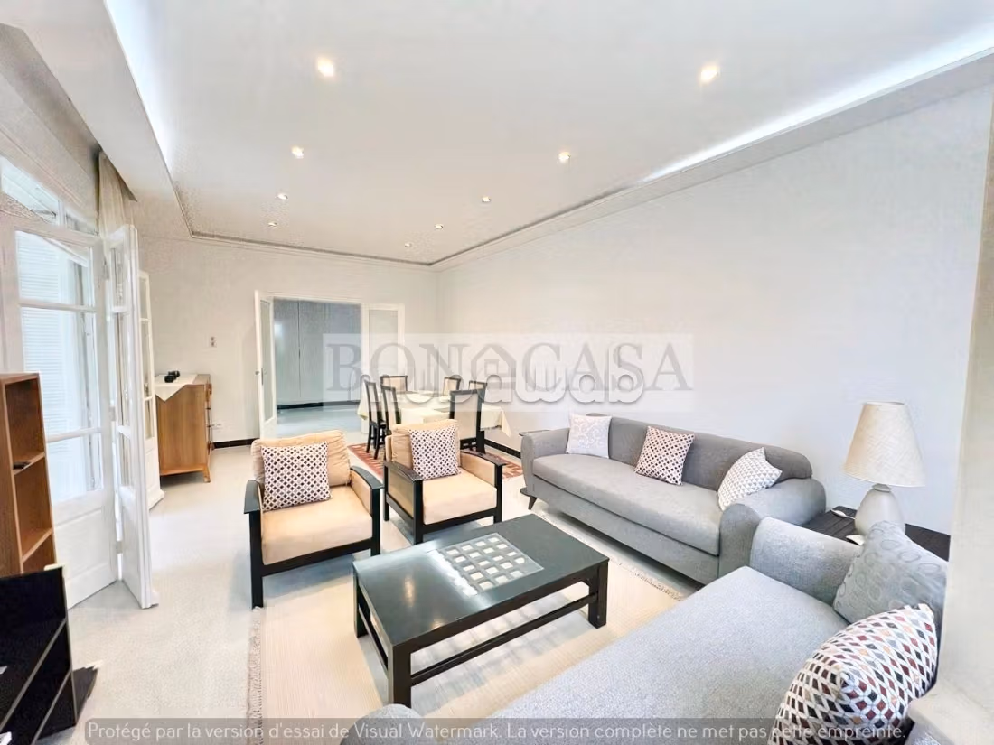 S3 Meublé avec jardin à louer au coeur de la Marsa