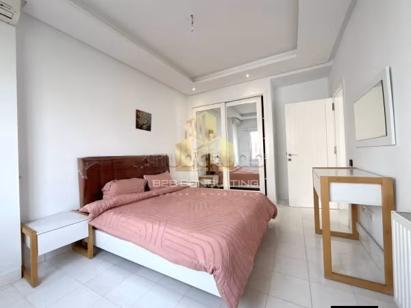 For rent a furnished villa S4 in Carthage