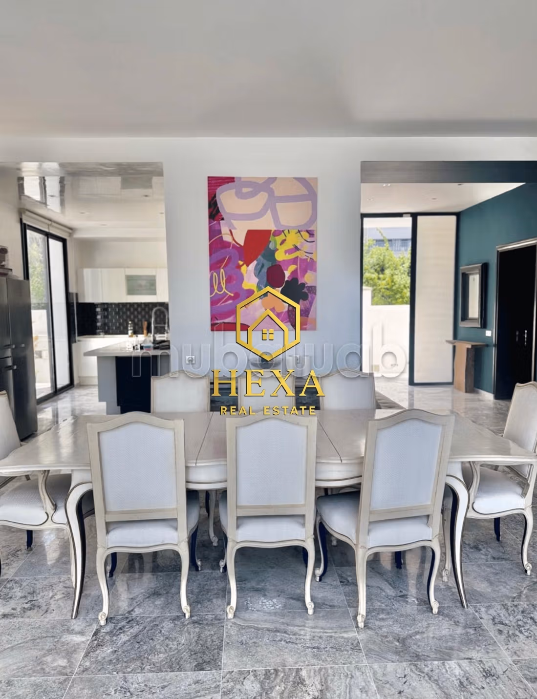 Villa moderna S4 con piscina a La Marsa