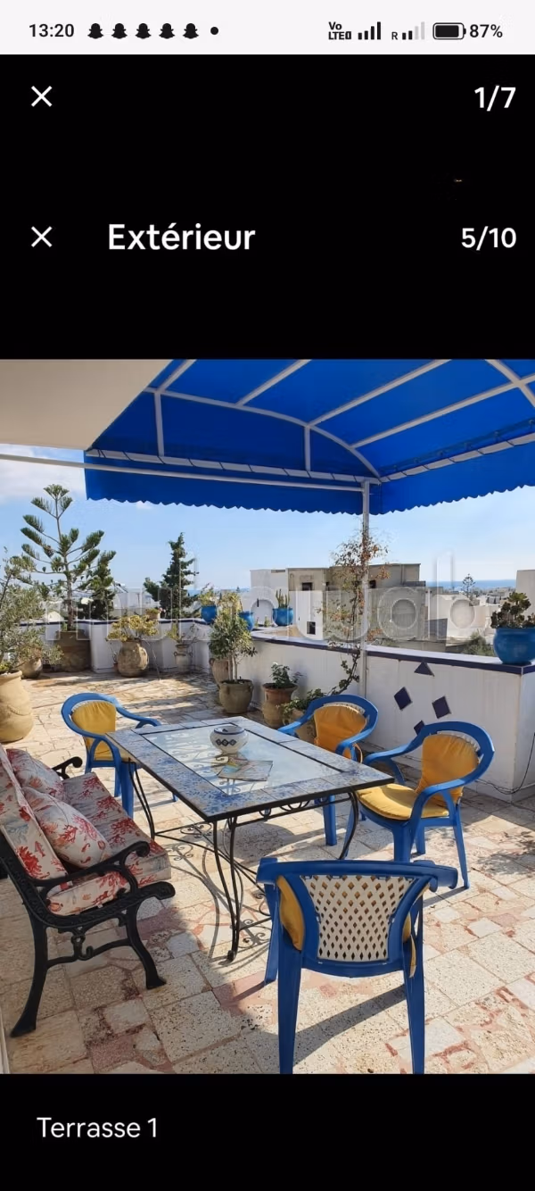 Apartment with large private terrace