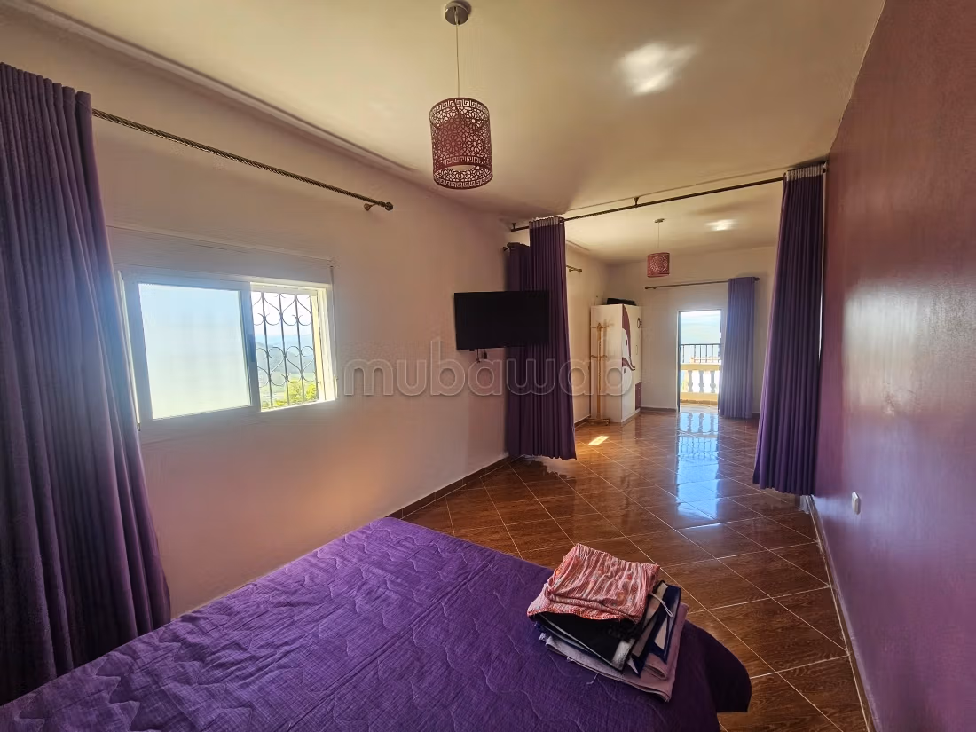 Villa à vendre avec vue exceptionnelle sur le Barrage Chérif Idrissi 
a Zinat Tétouan